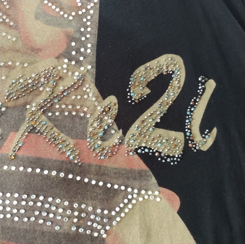 CHAGALL Vintage Bedazzled Top XL The Scene of the Ordinaries - Picture 9 of 12